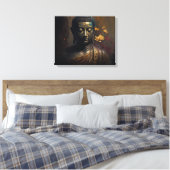 Luxuriöse Buddha Portrait Painting Leinwanddruck (Insitu (Schlafzimmer))