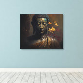 Luxuriöse Buddha Portrait Painting Leinwanddruck (Insitu (Holzboden))