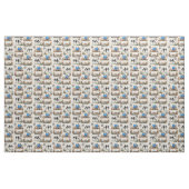Luxuriöse Cat & Dog-Wiederholungs-Design-Gewebe Stoff (Fat Quarter (45,7 x 55,9 cm))