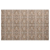 Luxuriöse Chic Gold Black Brown Leopard Animal Pri Stoff (Fat Quarter (45,7 x 55,9 cm))