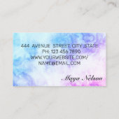 Luxuriöse Coole Marmorkarte Visitenkarte (Rückseite)