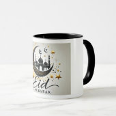 Luxuriöse Crescent Moschee Eid Mubarak Tasse (VorderseiteRechts)