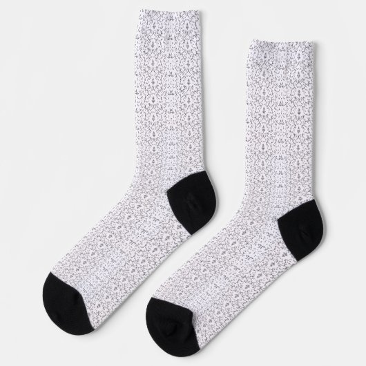 Luxuriöse Crew Socks | Männer und Frauen Socken (Linkes Detail)