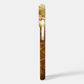 Luxuriöse Crumpled Gold Foil iPhone Case (Rückseite / Links)