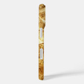 Luxuriöse Crumpled Gold Foil iPhone Case (Rückseite / Rechts)