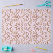 Luxuriöse Damask Pattern Seidenpapier (Basteln)