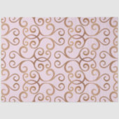 Luxuriöse Damask Pattern Seidenpapier (Vorderseite)
