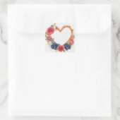 Luxuriöse Designer-Aufkleber Quadratischer Aufkleber (Tasche)