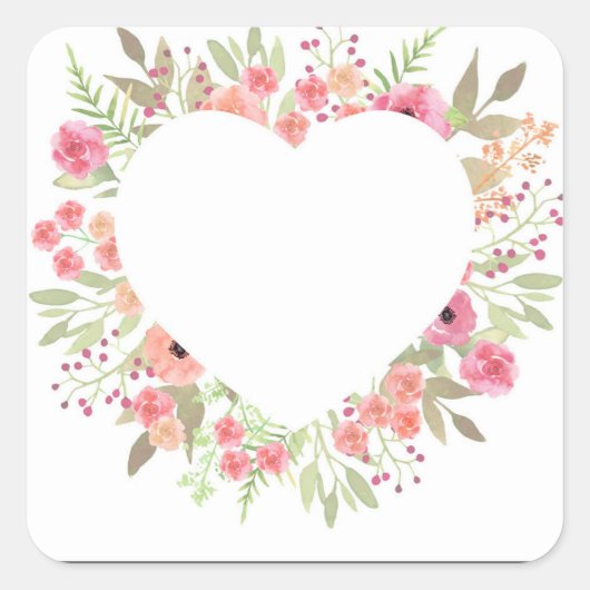 Luxuriöse Designer-Aufkleber Quadratischer Aufkleber (Vorderseite)