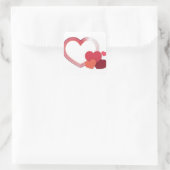 Luxuriöse Designer-Aufkleber Quadratischer Aufkleber (Tasche)