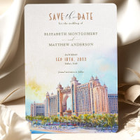 Luxuriöse Dubai Atlantis Der Palm Save the Date