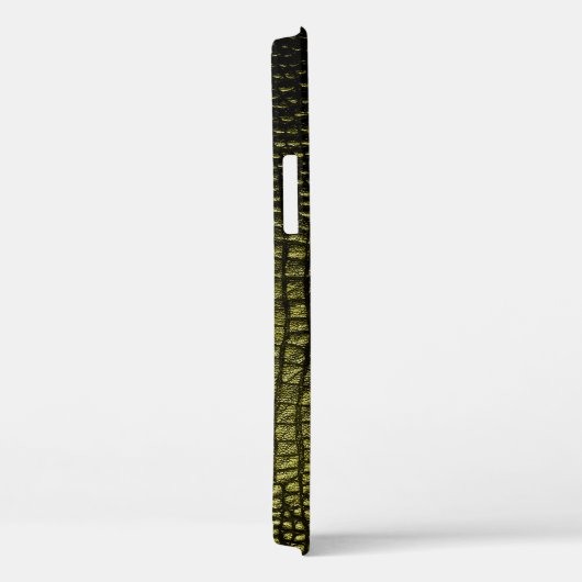 Luxuriöse dunkle Krokodilstruktur Case-Mate iPhone Hülle (Rückseite / Rechts)