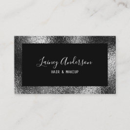 Luxuriöse, einfache trendige Imitate aus metallisc Visitenkarte