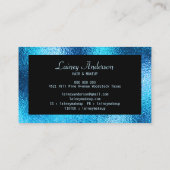 Luxuriöse, einfache trendige Imitate metallische b Visitenkarte (Rückseite)