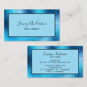 Luxuriöse, einfache trendige Imitate mit blauer me Visitenkarte (Vorne/Hinten)