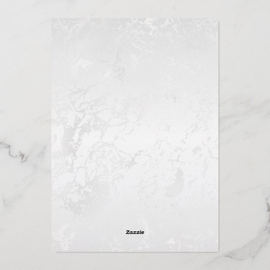 Luxuriöse Einladung zum islamischen Hochzeitsfoil (Rückseite)