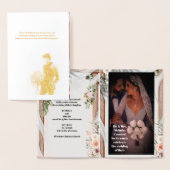 Luxuriöse Einladungskarte für Hochzeiten - Elegant Folienkarte (Anzeige)