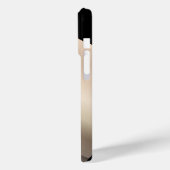 Luxuriöse Elegant, beige Gold beruflich Case-Mate iPhone Hülle (Rückseite / Links)
