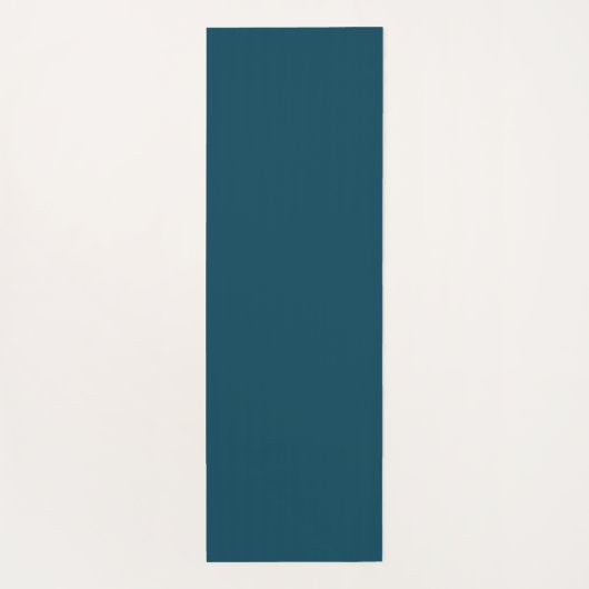 Luxuriöse Elegant Blue Gold Marmor Name Yogamatte (Rückseite)