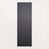 Luxuriöse Elegant Gray Black Pattern Designname Yogamatte (Rückseite)