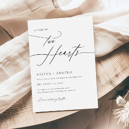 Luxuriöse Elegant handgeschriebene Kalligraphie Ho Einladung