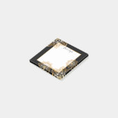 Luxuriöse Elegant Metallic Imitate Gold Mandalase Post-it Klebezettel (angewinkelt)