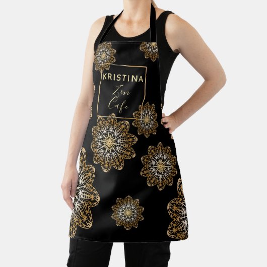 Luxuriöse Elegant Metallic Imitate Gold Mandalase Schürze (InSitu)