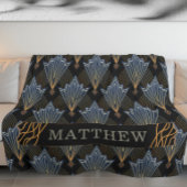 Luxuriöse Elegante Art Trendy Deko Pattern Fleecedecke