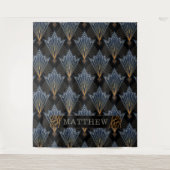 Luxuriöse Elegante Art Trendy Deko Pattern Wandteppich (Vorderseite)