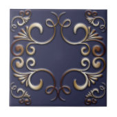 Luxuriöse Elegante Barock Fliese (Vorderseite)