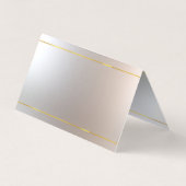 Luxuriöse elegante berufliche Schablone modern Visitenkarten (Rückseite)