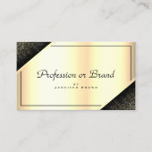 Luxuriöse elegante Goldgradient-Shimmer Öffnungsze Visitenkarte (Vorderseite)