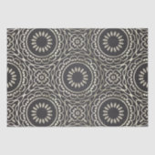 Luxuriöse elegante Imitate Gold und Black Arabesqu Seidenpapier (Vorderseite)