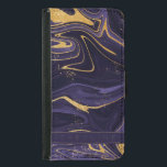 Luxuriöse Elegante Lila Marmormetalle Name Geldbeutel Hülle Für Das Samsung Galaxy S5<br><div class="desc">Luxuriöse Elegant Lila Gold Marmoreffekt Name Samsung Galaxy S5 Ballett Case. Das Design hat und eleganten Luxus lila-und goldfarbenen Marmor-Effekt Hintergrund mit Platz, um einen Namen hinzuzufügen . Passen Sie ihn an, indem Sie den Namen ändern. Karo die anderen Produkte in der Kollektion "LILA UND GOLD MARBLE " https://www.zazzle.com/collections/purple_and_gold_marble-119545671992656723 Für...</div>