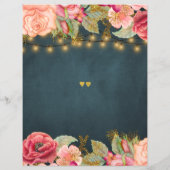 Luxuriöse elegante Marinekarte mit Goldtypografie (Rückseite)