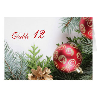 Luxuriöse Elegante Weihnachts-Wintertafel