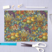 Luxuriöse farbenfrohe Ernte Seidenpapier (Handwerk)