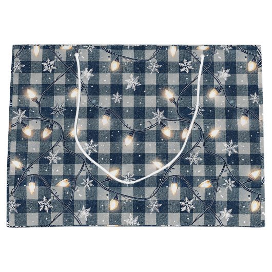 Luxuriöse Feiertags-Geschenktasche Große Geschenktüte (Vorderseite)