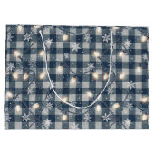 Luxuriöse Feiertags-Geschenktasche Große Geschenktüte (Rückseite)