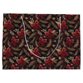 Luxuriöse Feiertags-Geschenktüte Große Geschenktüte (Rückseite)