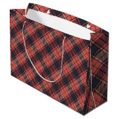 Luxuriöse Feiertags-Geschenktüte Große Geschenktüte (Rückseite Schrägansicht)