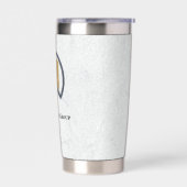 Luxuriöse Flaschen aus Metallic Gold Real Anwesen Thermobecher (Links)