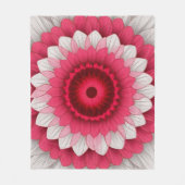 Luxuriöse Fleece & Sherpa Blanket - Rot, Rosa (Vorderseite)
