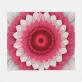 Luxuriöse Fleece & Sherpa Blanket - Rot, Rosa (Vorderseite (Horizontal))