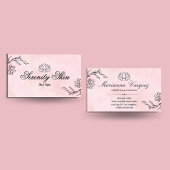 Luxuriöse Floral Business Card für Ärzte aus dem I Visitenkarte