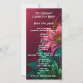 Luxuriöse Floral Wedding Invitation Suite (Vorderseite)