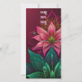 Luxuriöse Floral Wedding Invitation Suite (Rückseite)