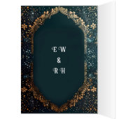 Luxuriöse Floral Wedding Invitation Suite (Innen (Links))