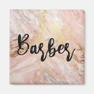 Luxuriöse Fluid Art: Marble-Tinte Fusion Barber Magnet