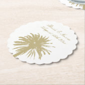 Luxuriöse formelle Untersetzer für Hochzeiten am S (angewinkelt)